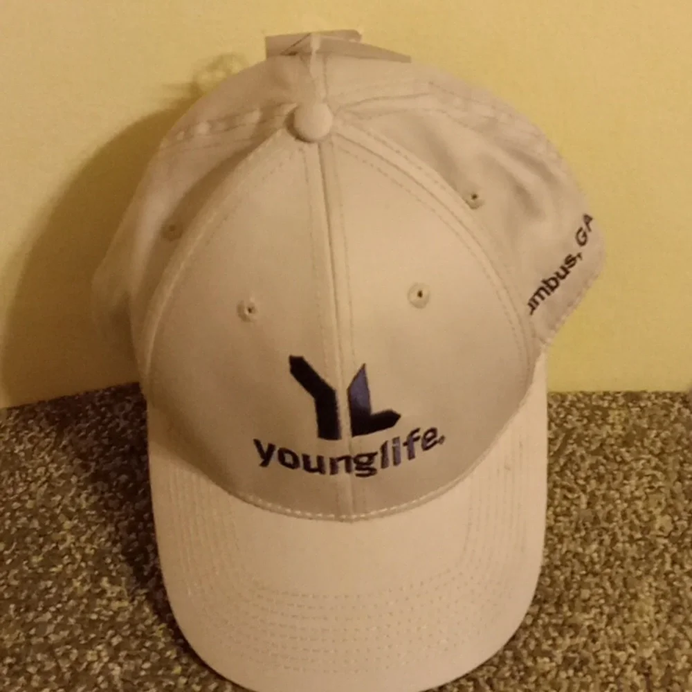 Young life gray adult cap Columbus OH 100% cotton